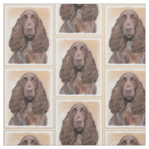 Veld Spaniel Schilderij - Leuke Originele Honden K Stof