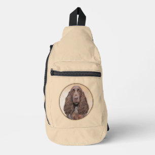 Veld Spaniel Schilderij Roan Schattig Originele Ho Sling Bag