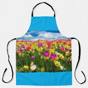 Veld Tulpbloemen Schort
