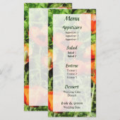 Veld van het menu Rode papavers... (Voorkant / Achterkant)