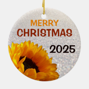 Veld van Zonnebloemen Keramisch Ornament