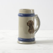 Veld & Veer - Duitse Staande Pointer met Bierpul (Voorkant rechts)