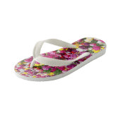 Veld vol tulpen kinder teenslippers (Schuin)