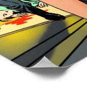 Velda : Poster de couverture vintage de la fille d (Coin)