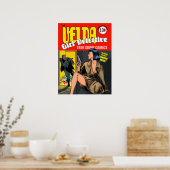 Velda : Poster de couverture vintage de la fille d (Cuisine)