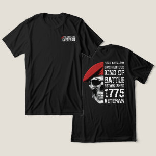 Veldartillerie Broederschap Veteraan Schedel Tri-Blend Shirt