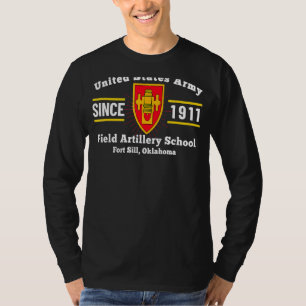 Veldartillerieschool King of Battle Fort Sill OK T-shirt