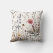 Veldbloemen Kussen (Achterkant)