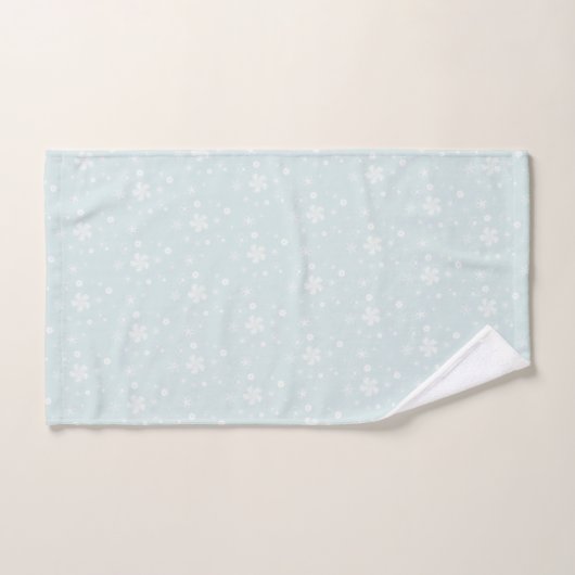 Veldbloemen sterren Daisy Pattern Blue Bad Handdoek (Handdoek)