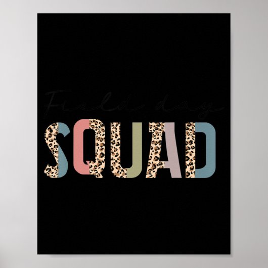 Velddag 2022 Veldvierkant Kinder jongens meisjes s Poster (Voorkant)