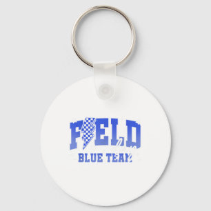 Velddag 2025 Blauw Team Veldtocht Kleur Team Thee Sleutelhanger