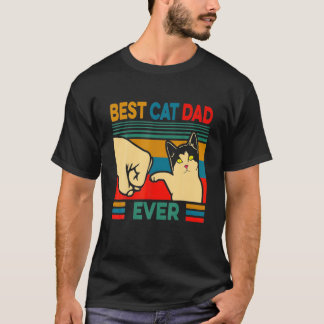 Velddag Beste kat  Papa Ooit Mannen, gebluffend T-shirt