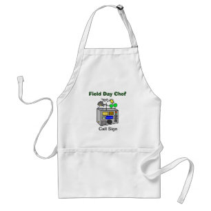 Velddag Chef Apron met radio Standaard Schort