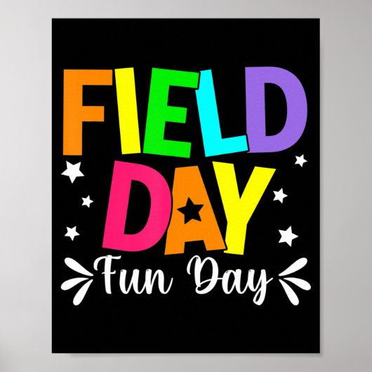 Velddag Fun Day School Trip Field Day Teacher Ki Poster (Voorkant)