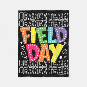 Velddag Oranje Team Kleur Oorlog Kamp Team Game Co Fleece Deken