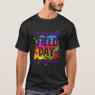 Velddag tweede rang laat de spelen Kinder Co begin T-shirt