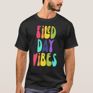 Velddag vibes-leraar Laatste dag van Mannen op sch T-shirt