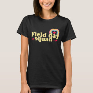 Velddag Vierdag Vierkante leerlingschool Laatste d T-shirt
