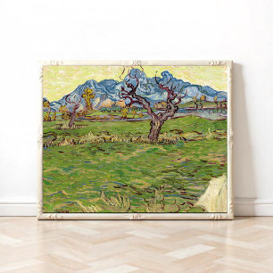Velden bij de Alpilles Vincent van Gogh Poster