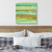 Velden in voorjaar I Canvas Afdruk (Insitu (Slaapkamer))