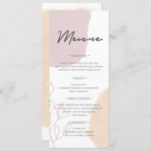 Velden van Dreams ⎥ Wedding Dinner Menu Invitation Kaart