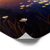 Velden van gouden gras poster (Hoek)