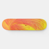 Velden van gouden vuur skateboard (Horizontaal)