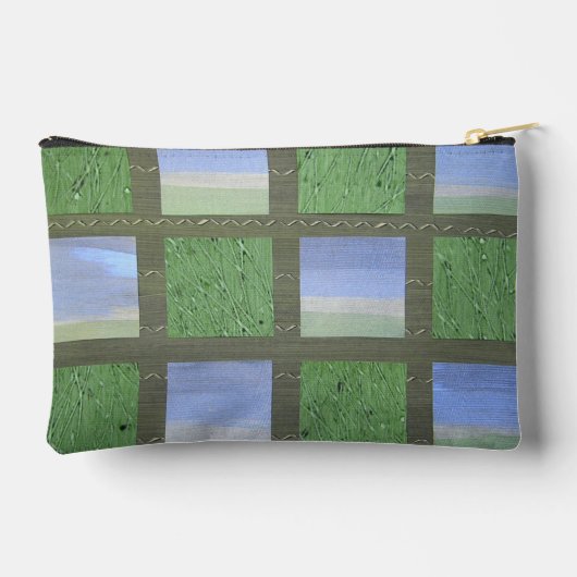 Velden van Green en Sky Carry-All Pouch Etui (Achterkant)