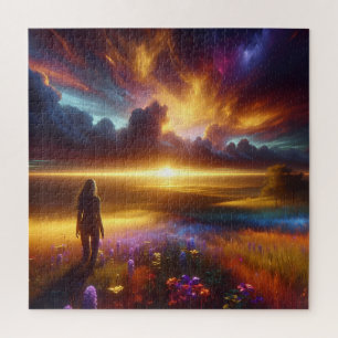 Velden van licht en wonder legpuzzel