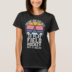 Veldhakkleurenteamcitaat voor een wazige veldsleut t-shirt