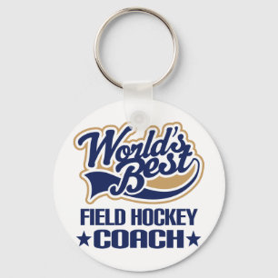 Veldhockey Coach Cadeau Sleutelhanger
