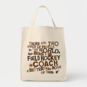 Veldhockey Coach Cadeau Tote Bag (Voorkant)