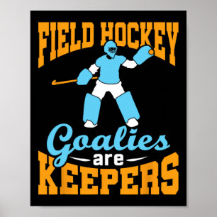 Veldhockey Doelman Keeper Doelmannen Zijn Houders Poster