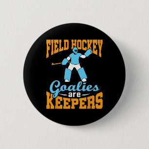 Veldhockey Doelman Keeper Doelmannen Zijn Houders Ronde Button 5,7 Cm