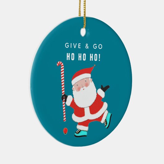 Veldhockey-feestdag cadeau keramisch versiering keramisch ornament (Rechts)