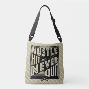 Veldhockey Hustle, helemaal over printtas Crossbody Tas