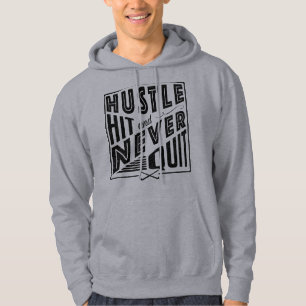 Veldhockey Hustle, Hit & Nooit stoppen Hoodie
