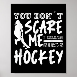 Veldhockey meisjes coach poster