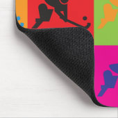 Veldhockey Pop Art Muismat (Hoek)