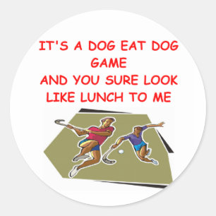 veldhockey ronde sticker