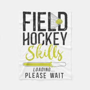 Veldhockey Veldhockey Vaardigheden Laden Een Momen Fleece Deken