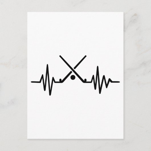 Veldhockeyfrequentie Briefkaart (Voorkant)