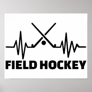 Veldhockeyfrequentie Poster