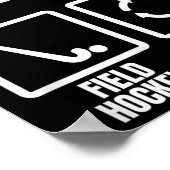 Veldhockeyroutine poster (Hoek)