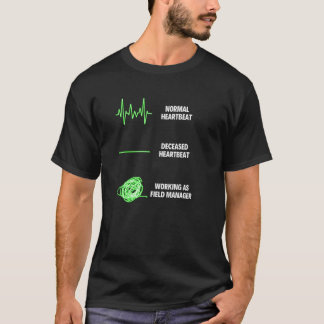 Veldlakkerij volgen en fieldbeheer t-shirt