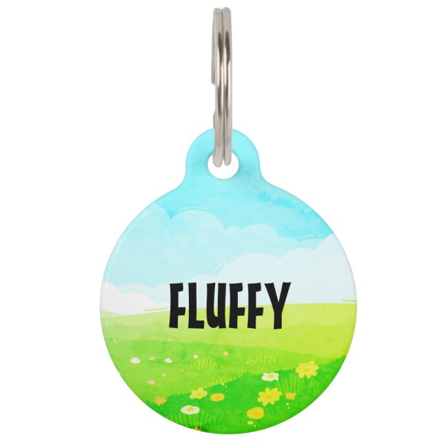  veldlente huisdierpenning (Voorkant)