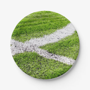 Veldlijnen voor Voetbal Papieren Bordje