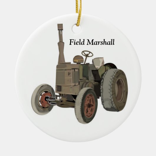 Veldmarshall Keramisch Ornament (Voorkant)