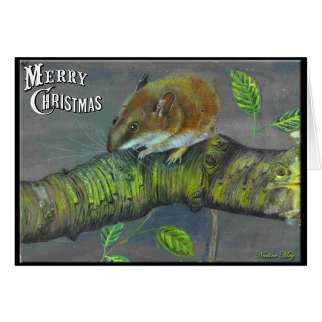 Veldmuis Acrylverf (Voorkant Horizontaal)