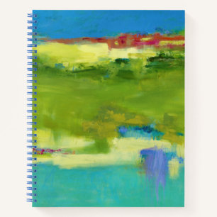 Veldnotities - Abstracte groen Notitieboek